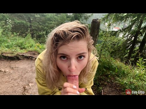 ❤️ Fáinleogann cailín cum tar éis blowjob poiblí - Eva Elfi Físeán fucking linn ️❤